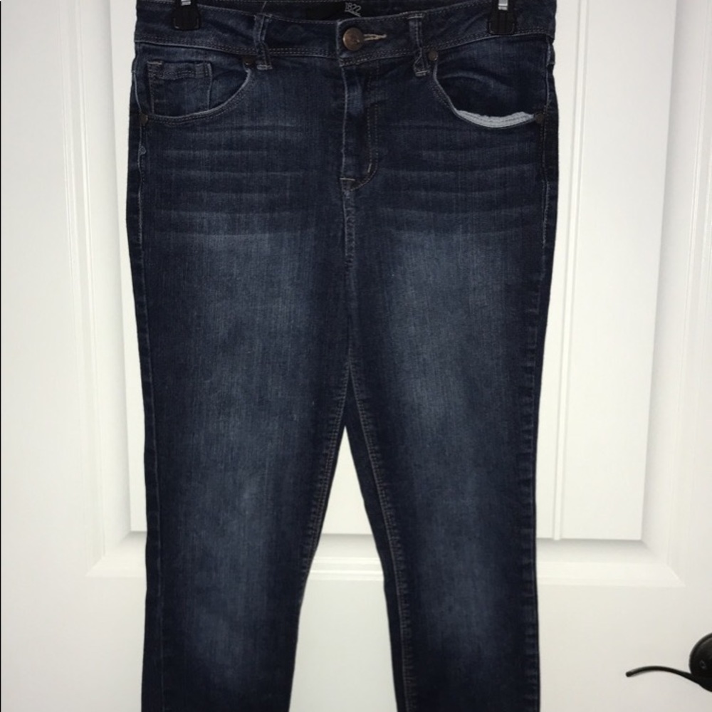 1822 Denim Roll Cuff Skinny Jeans